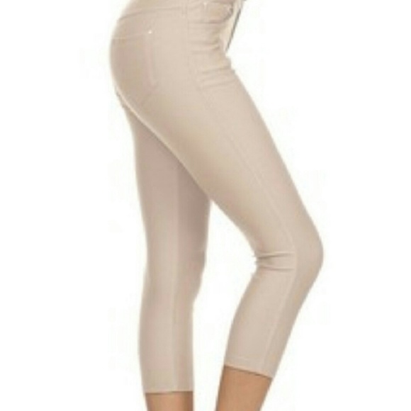 THE ORIGINAL 5 BUTTON STRETCH CAPRI - Picture 4 of 5